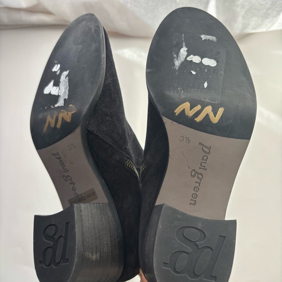 Paul Green Suede Ankle Boots‎ Sz 3.5/ US 6 Retail $595 - Picture 6 of 7